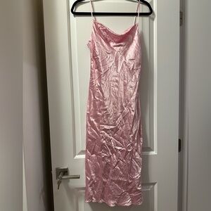 Aritzia Babaton Cowl Neck Slip Midi Dresss